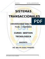 CLASS Sistemas Transaccionales (SISTRAC)