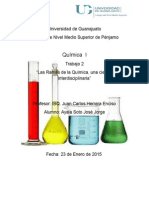 Ramas de La Química