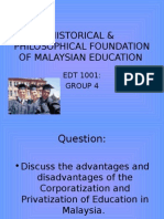 PRIVATIZATION AND CORPORATIZATION IN MALAYSIAN EDUCATION