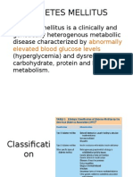 Diabetes Mellitus