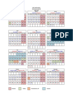 2015 Operational Calendar