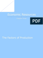 Economic Resources: Chapter Three