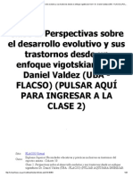 Clase 2. - em - Perspectivas Sobre El Desarrollo Evolutivo y Sus Trastornos Desde Un Enfoque Vigotskiano - em - DR PDF