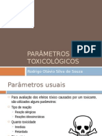 Parâmetros Toxicológicos