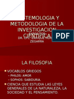 Epistemologia y Metodologia de La Investigacion Cientifica Dr. Enrique Horna