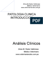 1.- Patologia Clinica, Introduccion, Sin Fotos