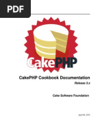 Cake PHP Cookbook