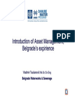 Introduction of Asset Management, Belgrade's Expirience: Vladimir Tau Šanović