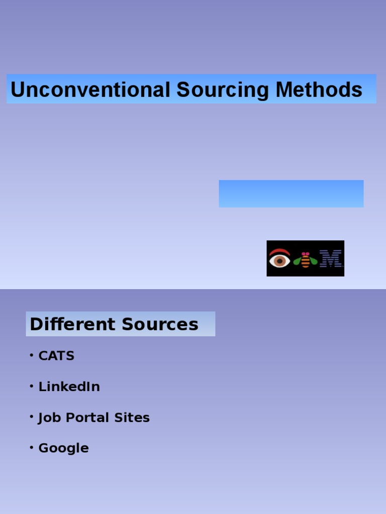 Unconventional Job Sourcing Techniques | PDF | File Format | Search ...
