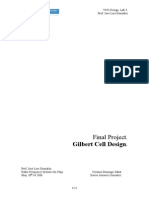 Gilbert Cell Design PDF