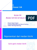 Kuliah-04 Medan Listrik2 Dan Hukum Gauss