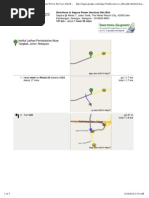 Map To Sapura From ILP Ledang