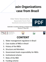 River Basin Organizations - Case study from Brazil