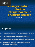 Curs3 - MCE - Relatii Interpersonale