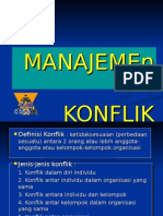 Manajemen Konflik