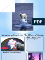 antartica and arctic worksheets - the effects of humans