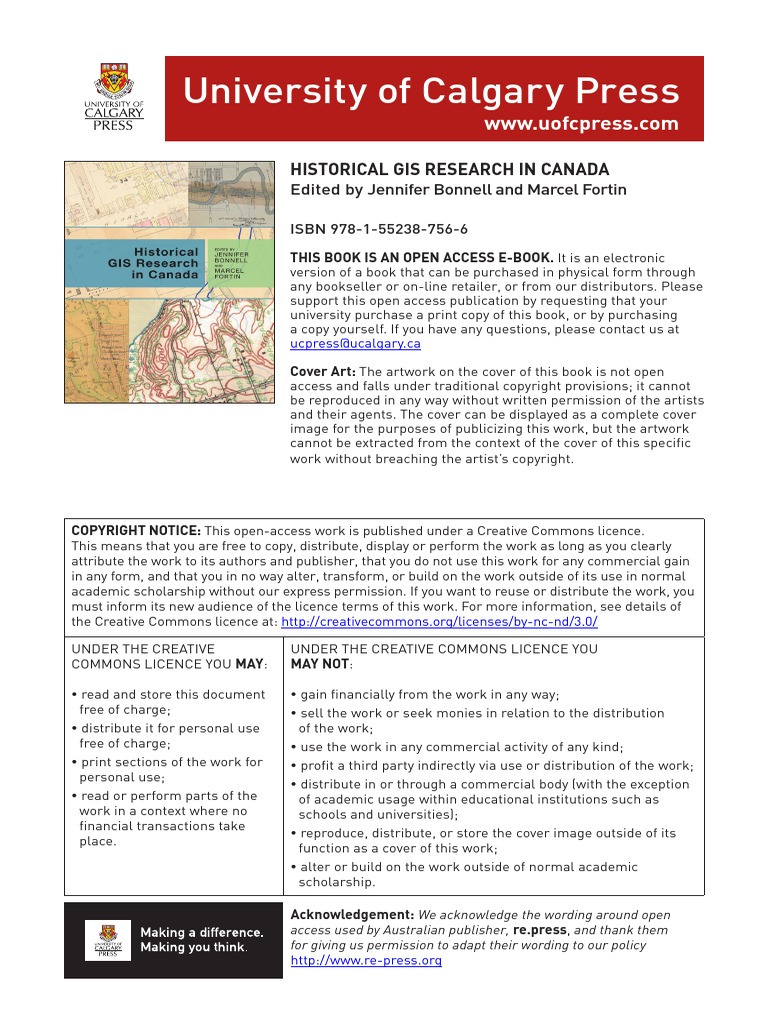 Historical GIS Research in Canada, PDF