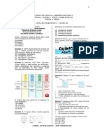 1 Lista de Químiica - 1 Série - Prof. André