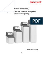 Úpravna Vody Honeywell PW17 Návod