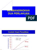 Membandingkan Dua Perlakuan