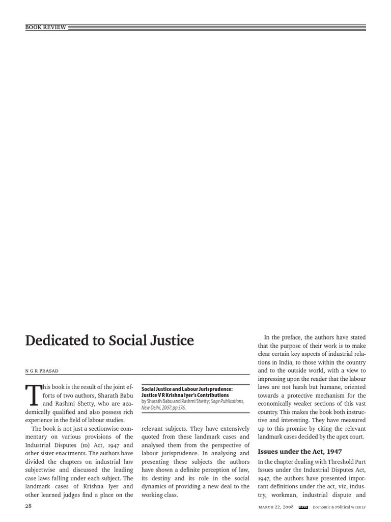 Social Justice Pdf
