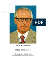 Erick Honecker - Notas de La Cárcel