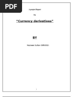 Currency Derivatives Trading In India Survey Project Report - 