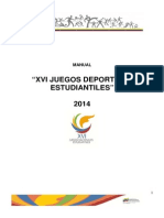 Manual Juegos Escolares Venezuela 2014