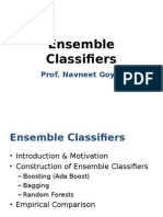 Ensemble Classifiers