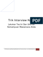 Pertanyaan Wawancara Kerja