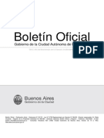 Boletín Oficial Gobierno CABA 2012