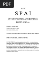 SPAI - Inventário de Fobia Social