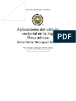 Aplicaciones Del Cálculo Vectorial en La Ing Mecatronica