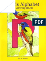 Birds Alphabet - Coloring Book