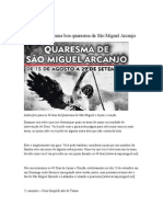 Instrucao Quaresma Sao Miguel Arcanjo