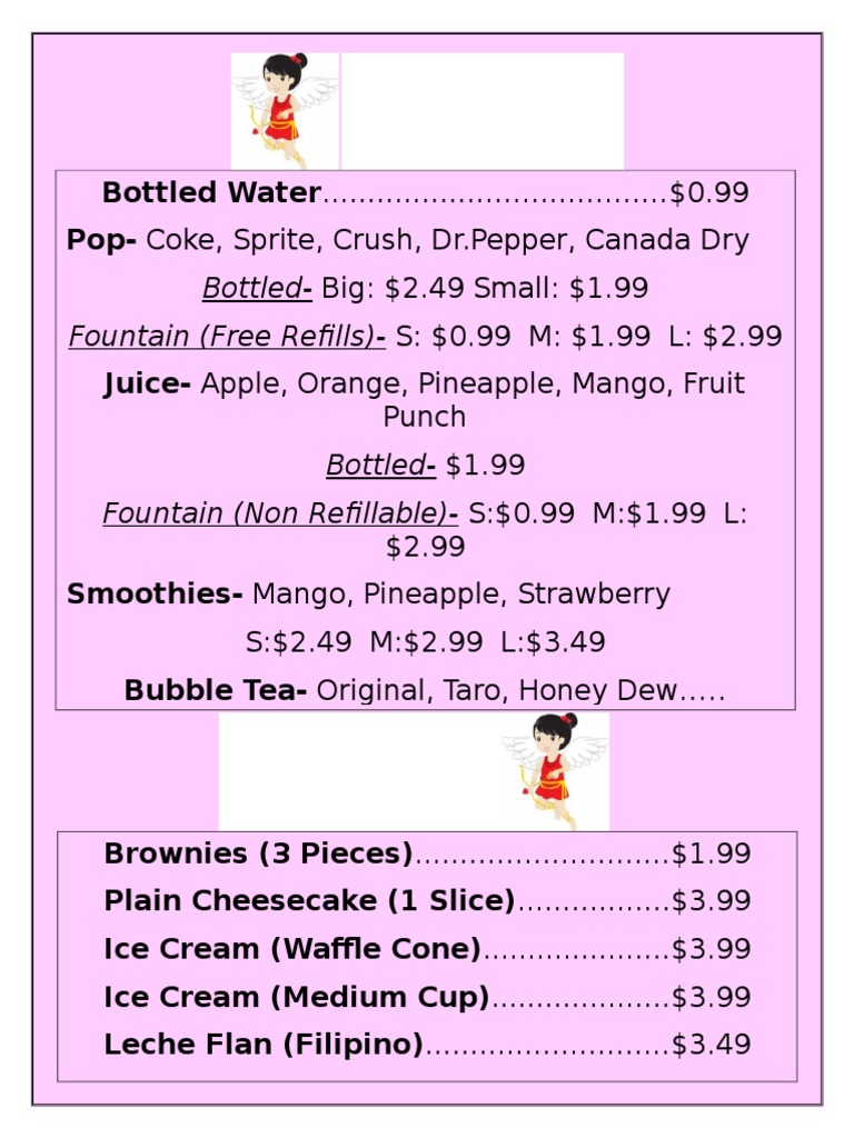 Menuorders | PDF