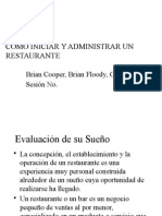 Como Iniciar y Administrar Un Restaurante