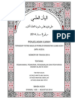 Buku Putih Pembahasan Ilmiah Fatwa MPU Aceh No 9 Tahun2014 PDF