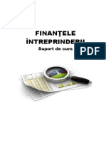 Finantele Intreprinderii - Suport de Curs FB II