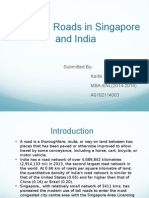 Roads Networks Singapore Vs India