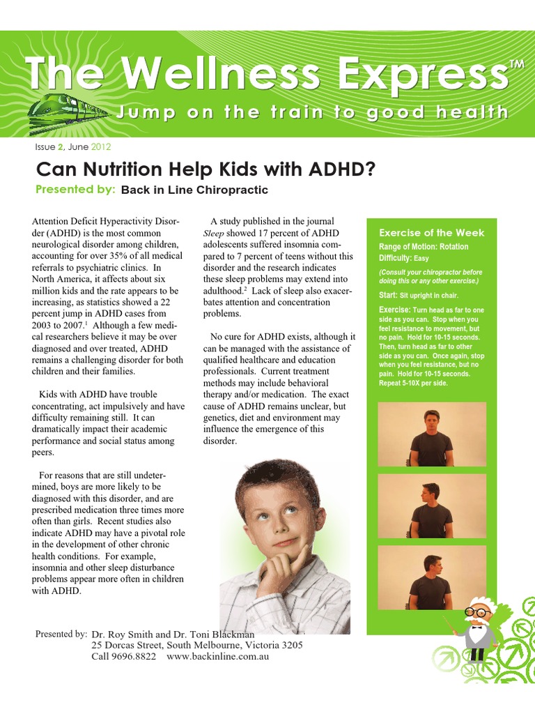 Can Nutrition Help Kids With ADHD | PDF | Attention Deficit ...