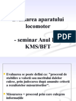 Ev Aparatului Locomotor KMS BFT