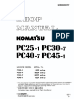Komatsu PC45-1 Service Manual