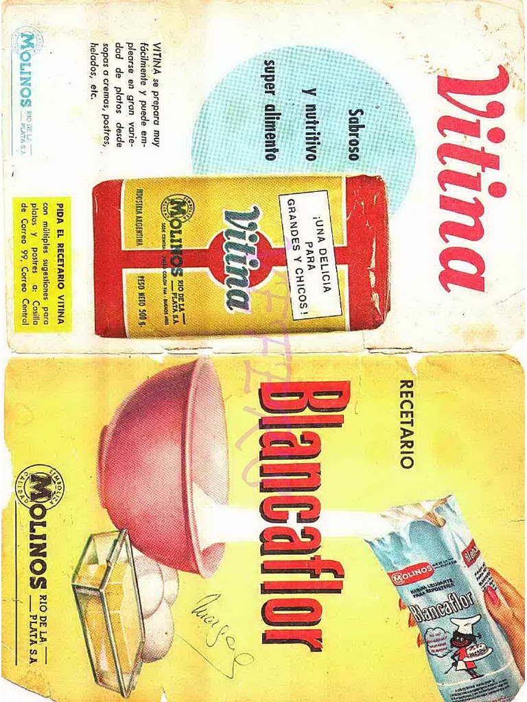 Recetario Blancaflor Pdf Preparacion De Comida Y Bebida Alimentos