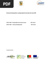 Manual Serviço de Banquetes e Preparação 