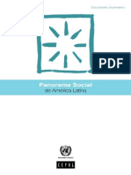 Panorama Social America Latina. CEPAL 2012