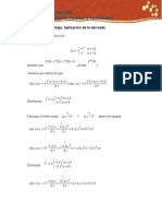 Cálculo diferencial - Derivadas de funciones