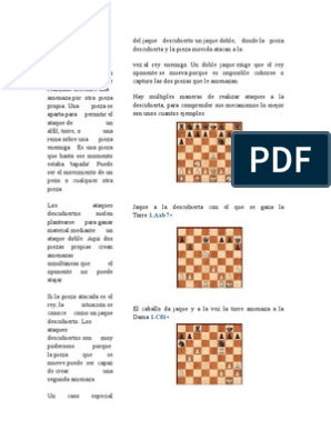 Aprende ajedrez - ♟Ataque y jaque a la descubierta: Un