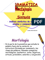 Morfología y sintaxis: análisis de oraciones