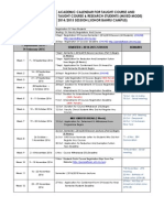 Kalendar Akademik Sesi 20142015 Kerja Kursus Dan Mod Campuran JB Campus PDF